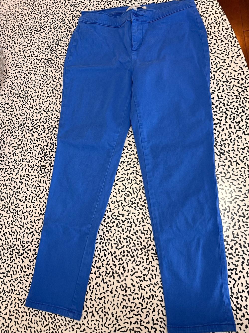 LILA RYAN Electric Blue Cropped Women's Pants